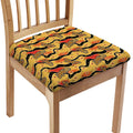 Aboriginal Lizard Pattern Print Chair Cushion Cover