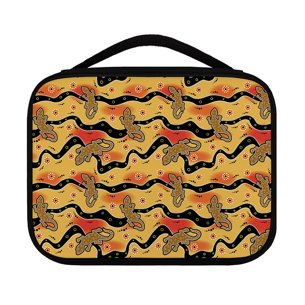 Aboriginal Lizard Pattern Print Classic Bible Case
