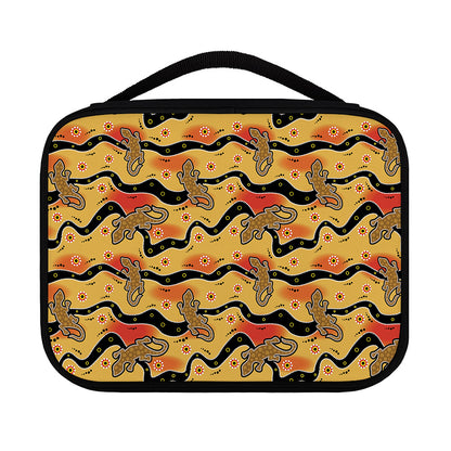 Aboriginal Lizard Pattern Print Classic Bible Case