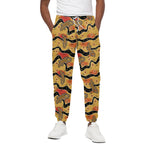 Aboriginal Lizard Pattern Print Cotton Pants
