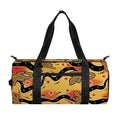 Aboriginal Lizard Pattern Print Gym Bag