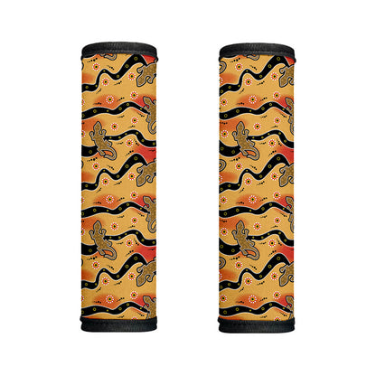 Aboriginal Lizard Pattern Print Handle Covers