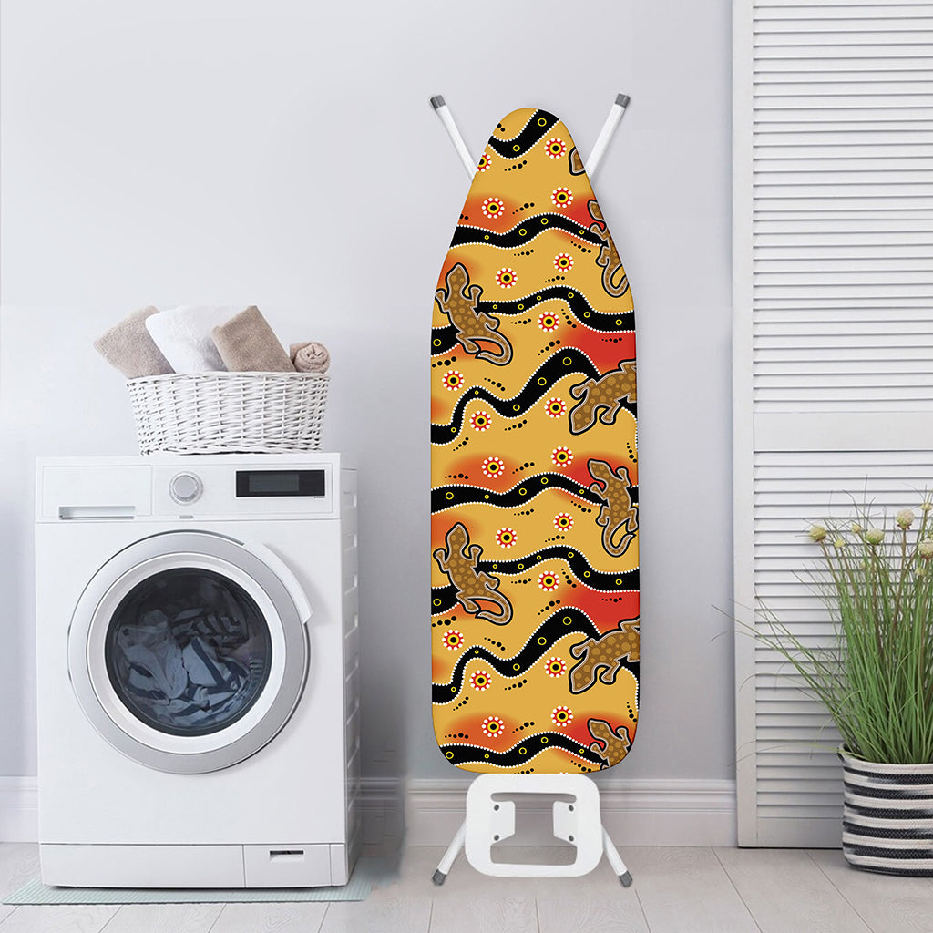 Aboriginal Lizard Pattern Print Ironing Board Cover
