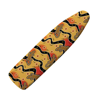Aboriginal Lizard Pattern Print Ironing Board Cover