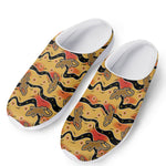 Aboriginal Lizard Pattern Print Mesh Casual Shoes