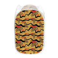 Aboriginal Lizard Pattern Print Mesh Laundry Hamper