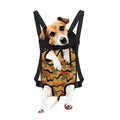 Aboriginal Lizard Pattern Print Pet Carrier Backpack