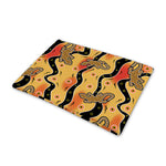 Aboriginal Lizard Pattern Print Pet Cooling Mat Cover
