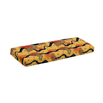 Aboriginal Lizard Pattern Print Piano Keyboard Cover