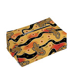 Aboriginal Lizard Pattern Print Rectangle Tissue Box Cover
