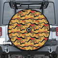 Aboriginal Lizard Pattern Print Tire Cover With Camera Hole