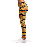 Aboriginal Lizard Pattern Print Women's Leggings