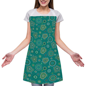 Aboriginal Sea Turtle Pattern Print Adjustable Apron