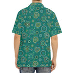Aboriginal Sea Turtle Pattern Print Aloha Shirt