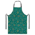 Aboriginal Sea Turtle Pattern Print Bib Apron With Pocket