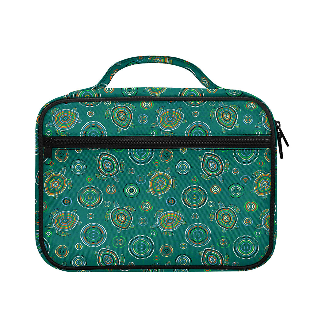 Aboriginal Sea Turtle Pattern Print Briefcase Bible Bag