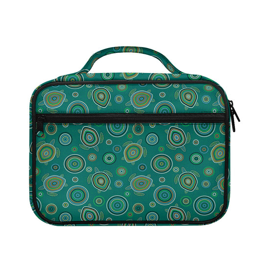 Aboriginal Sea Turtle Pattern Print Briefcase Bible Bag