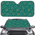 Aboriginal Sea Turtle Pattern Print Car Windshield Sun Shade