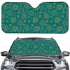 Aboriginal Sea Turtle Pattern Print Car Windshield Sun Shade