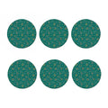 Aboriginal Sea Turtle Pattern Print Coaster Set