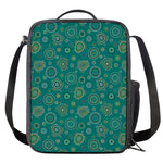 Aboriginal Sea Turtle Pattern Print Crossbody Lunch Bag