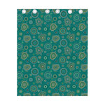 Aboriginal Sea Turtle Pattern Print Curtain