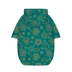 Aboriginal Sea Turtle Pattern Print Dog Zip Up Hoodie