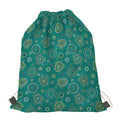 Aboriginal Sea Turtle Pattern Print Drawstring Bag