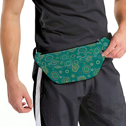Aboriginal Sea Turtle Pattern Print Fanny Pack