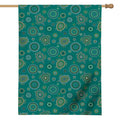 Aboriginal Sea Turtle Pattern Print House Flag