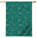 Aboriginal Sea Turtle Pattern Print House Flag