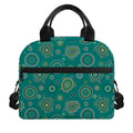 Aboriginal Sea Turtle Pattern Print Insulated Lunch Bag