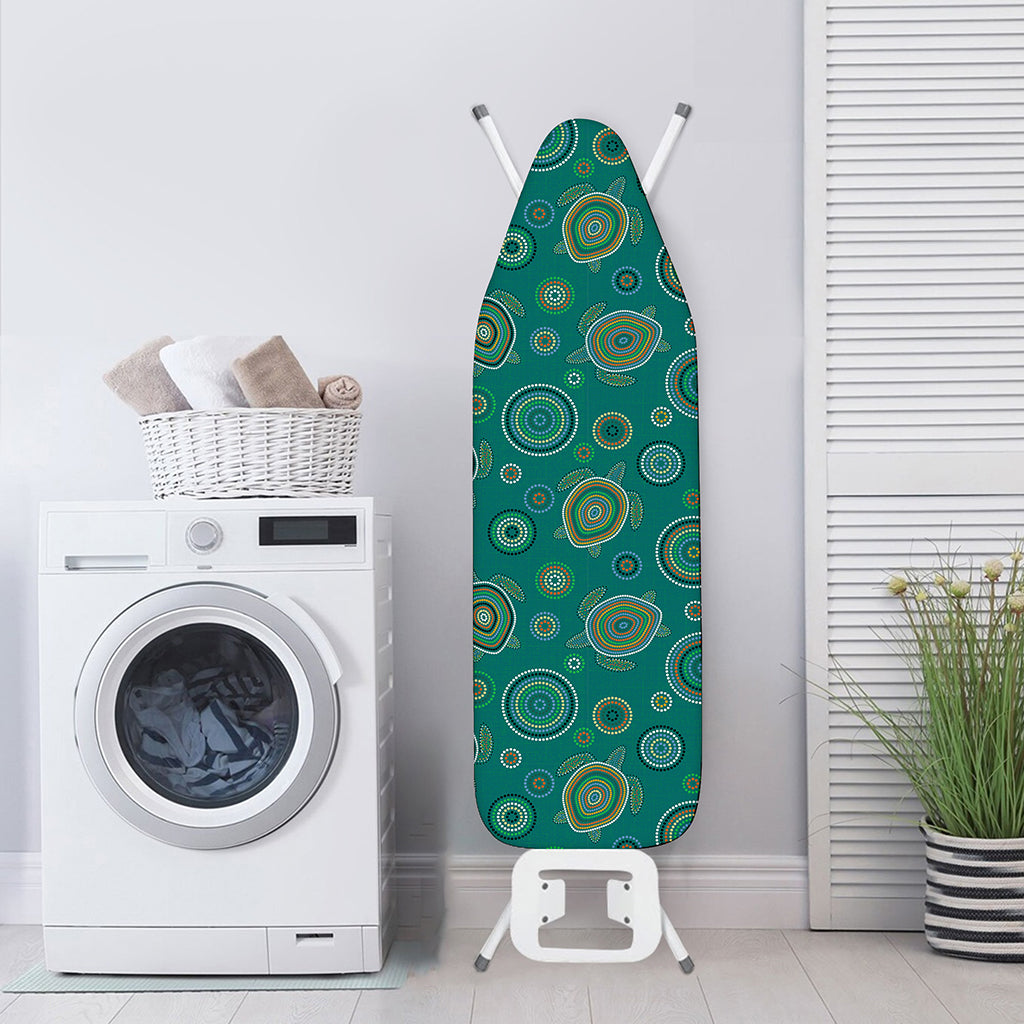 Aboriginal Sea Turtle Pattern Print Ironing Board Cover