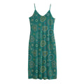 Aboriginal Sea Turtle Pattern Print Jersey Midi Cami Dress