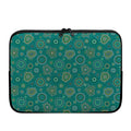 Aboriginal Sea Turtle Pattern Print Laptop Sleeve