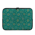 Aboriginal Sea Turtle Pattern Print Laptop Sleeve