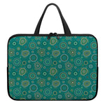 Aboriginal Sea Turtle Pattern Print Laptop Sleeve With Handle