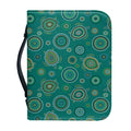 Aboriginal Sea Turtle Pattern Print Leather Bible Cover