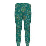 Aboriginal Sea Turtle Pattern Print Men's leggings