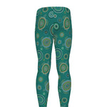 Aboriginal Sea Turtle Pattern Print Men's leggings