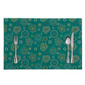 Aboriginal Sea Turtle Pattern Print Placemat