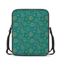 Aboriginal Sea Turtle Pattern Print Rectangular Crossbody Bag