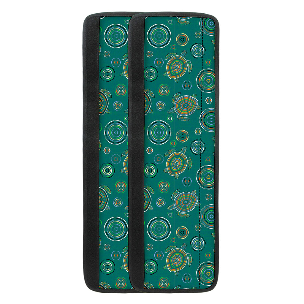 Aboriginal Sea Turtle Pattern Print Refrigerator Handle Covers