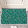 Aboriginal Sea Turtle Pattern Print Rubber Doormat