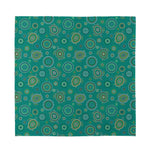 Aboriginal Sea Turtle Pattern Print Silk Bandana