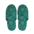 Aboriginal Sea Turtle Pattern Print Slippers