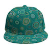 Aboriginal Sea Turtle Pattern Print Snapback Cap