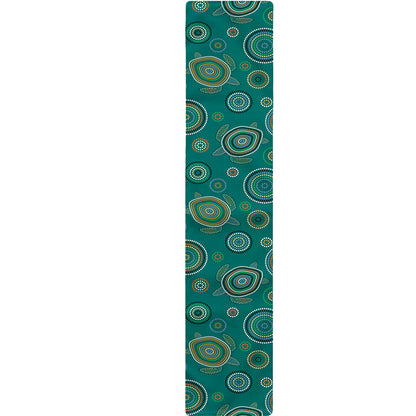 Aboriginal Sea Turtle Pattern Print Table Runner