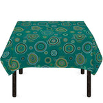 Aboriginal Sea Turtle Pattern Print Tablecloth