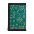 Aboriginal Sea Turtle Pattern Print Trifold Wallet